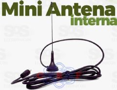 Antena Interna TV Digital Mini Lelong Base com im cabo 1,5metros LE 3064-14