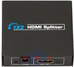 Chave Splitter hdmi entra 1 HDMI com 2 Saida HDMI 1080P 1,4 3D Fonte alimentao inclusa