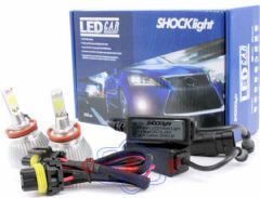Kit Lâmpada Farol LED E-tech H11 32W 12Va24V 6000K 2800 Lumens