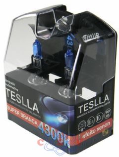 Lâmpada Automotiva Techone Super Branca H1 12V 55W Ultra White Kit duas peças