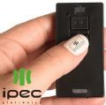 Controle Remoto Portão Transmissor TX Pix IPEC RCG PPA Garen 4,33,92 Mhz Code Learn 2 Canais Clip de Fxação Preto