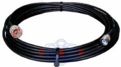 Cabo de Descida RG 58 Pro Eletronic 15m para Antena De Telefone Celular Rural Conector N Macho + TNC Macho CAC00291