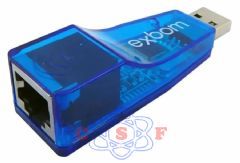 Adaptador Usb Macho para RJ 45 Femea Cabo De Rede Externa Internet