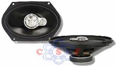 Alto Falante Foxer FZ.57 5x7" Triaxial Kit Duas Peças