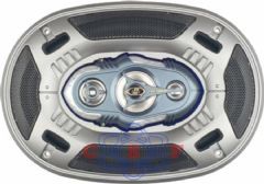 Alto Falante H-Buster 6x9" Quadriaxial QB-6936 110W RMS Kit duas peças