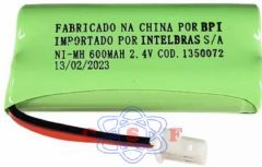 Bateria Original Intelbras Telefone 2,4v 600mah Recarregável