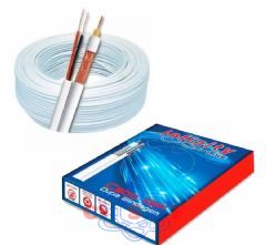 Cabo Coaxial Infinity Dupla Blindagem Bipolar 4mm 95%Malha para Camera Segurança