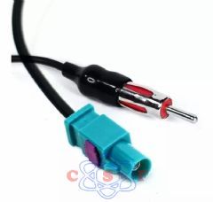 Cabo Extensão Antena BMW Peugeot Audi Fiat 2015> Renault Jeep Citroen GM 2013> Ford 2014> Adaptador Original para convencional EXC 015