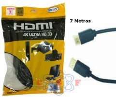Cabo HDMI Alltech 7Metros Versão 2.0 4K Ultra HD 3D com Filtro