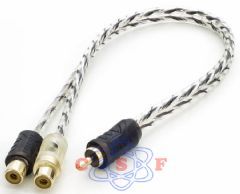 Cabo RCA Y Taramps1 RCA Macho+2Rca Femea