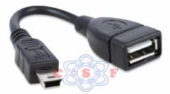 Cabo USB Femea + Plug V3 Especial para Toca CD Cabo OTG
