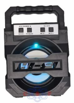 Caixa De Som Ecooda Bluetooth Portátil 6w Preto - EC-614