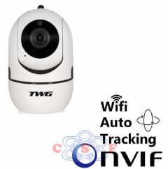 Câmera Robozinho de Segurança e Babá Eletrônica Wifi Onvif TWG TW-9105 RB