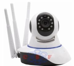 Câmera Wifi Ip Robo Tw-9100 Rb Onvif 3 Antenas Hd 720p Twg Giratória