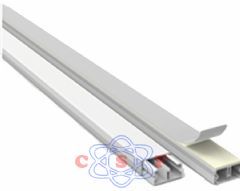Canaleta Ilumi com Divisoria 20cm X 10cm X 2 Metros com Dupla Face