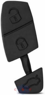 Capa Controle Telecomando 3 Botões Fiat Idea GM Renault Peugeot Ciroen VW Toyota Ford 2 Cadeados 1 Carro