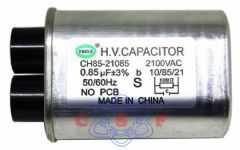 Capacitor para Micro Ondas 0,85 UF X 2100 Volts