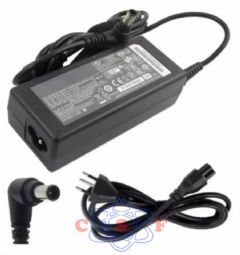Carregador Notebook LG 19 volts 3,42 Amperes Plug Agulha Preto 6 X 4,4 mm