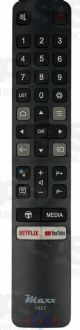 Controle Remoto FBG 9194 MAXX 1027 TV TCL Smart Led 4K com Netflix Youtube Sem Comando de voz
