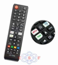 Controle Remoto TV Samsung NetfliX Hullu VideoLE 7259