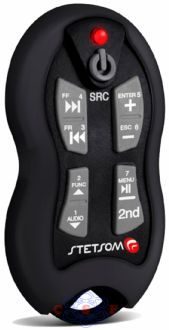Controle Remoto de Longa Distância Alcance Control SX2 Preto Stetsom