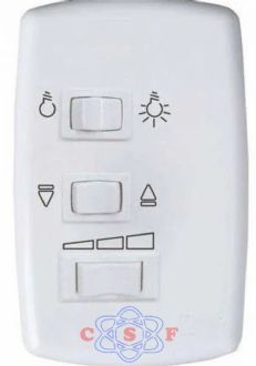 Controle para Ventilador 3 Tecla Lmpada Exaustor 3 Velocidades Capacitor 1,5 + 2,5uf 220 Volts