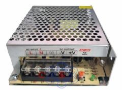 Fonte 12Volts 10 Amperes Max Amper carcaça de Metal Colmeia Bivolt