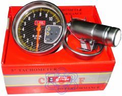 Manômetro/Conta Giros 5" 0 a 11.000 RPM Preto Auto Gauge