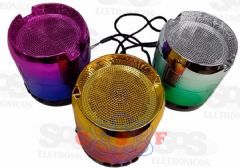 Mini Caixa de Som com bluetooth Cartão SD Pendrive Suporte de Celular WIJH wj-287 BT