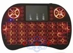 Mini Teclado Keyboard Iluminado Sem Fio Pc Ps3 Xbox Tv Box