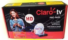 Receptor Claro HD Tv Pré Pago Visiontec (sem Mensalidade) com a Habilitação no CPF do Cliente