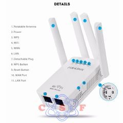 Repetidor Booster pix Link WR09 300Mbps Wireless WIFI Router Extender Rede Doméstica 802.11b/g/n RJ45 2 Portas Wilreless-N Wi-Fi