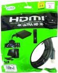 CABO HDMI Alltech 3mts Versão 2.0 4K Ultra HD 3D com Filtro
