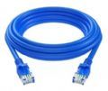 Cabo Rede Patch Cord Cat 5E 3 Metros Azul Jxd link
